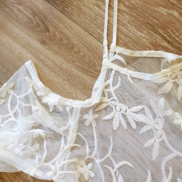 Bell Sleeve Sheer Top - Picture 5 of 6